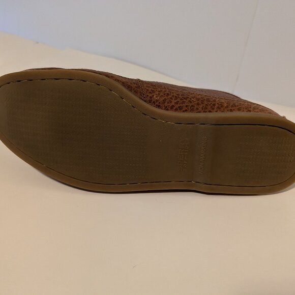 Sperry Original Boat Chukka Tumbled Leather Boots Tan Boots Size 13 - Picture 9 of 13